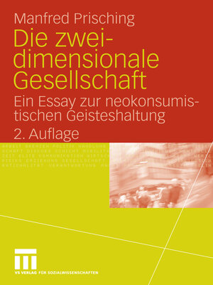 cover image of Die zweidimensionale Gesellschaft